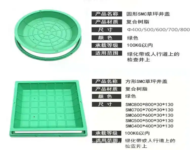 宣恩树脂复合种植井盖展示